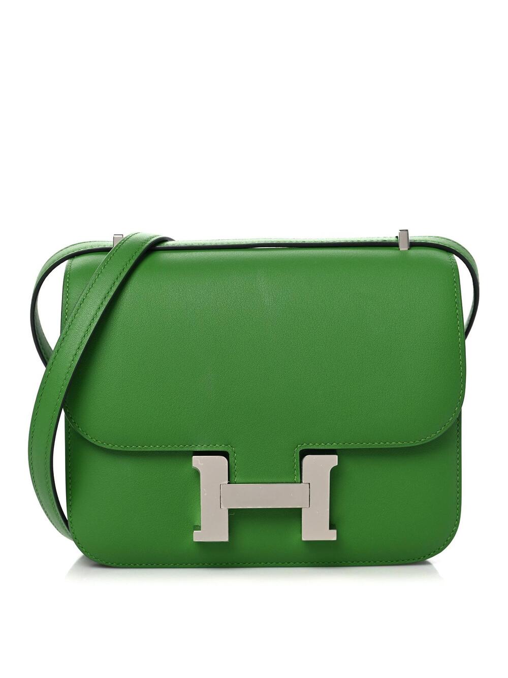 Hermes Swift Constance 18 Vert Yucca #296789H89B